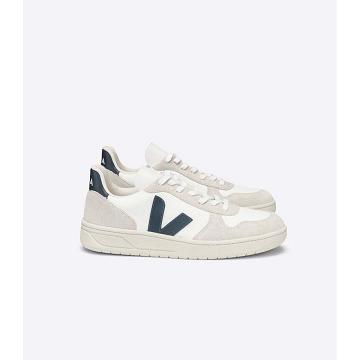 Veja V-10 B-MESH Sneakers Dames White/Blue | NL 662QMA